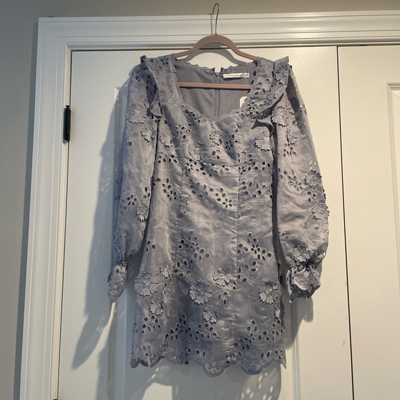 Altar'd State Lavender Floral Mini Dress - Picture 2 of 2